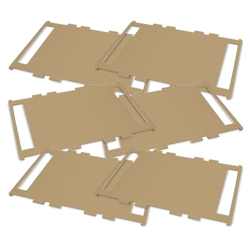 Brinsea Cardboard Hatching Mat for Ovation 56 Egg Incubator, Pack of 6 | Authentic Brinsea Ovation 56 Incubators liner; textured, disposable floor covering helps chicks grip safely during hatching - style: Ovation, 56 Egg Count Mat