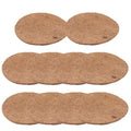 SEWACC 10Pcs Natural Palm Nest Pads for Pigeon Egg Hatching Breathable Bird Breeding Mats Pet Supplies Suitable for Parrots Hamsters and Poultry Eco-Friendly Material