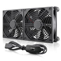 Wathai 240mm Router Cooling Fan for Computer Cooler Small Box 5V USB | USB Powered Multi Speed Electronics Cooling Pad, Modem Receiver TV Box Amplifier Receiver Stand, Small Computer Fans - style: 240mm USB fan