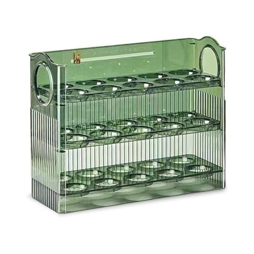 Koja 30-Egg Flip-Up Fridge Organizer - 3-Layer BPA-Free Storage Container - size: 3-Layer