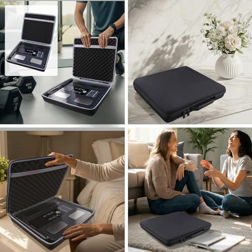 co2CREA Hard Carrying Case for GE Smart Scale, Compatible with CS10G/CS10H | Shockproof, Water-Resistant EVA Storage Bag with Handle for Travel and Home Organization