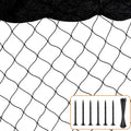 BSTPCOO Bird Net 25'x25' with 2.4" Square Mesh Bird Netting for Chicken Coop Roof, Poultry Netting Heavy Duty Nylon for Garden, Chicken Netting Fruit Tree Netting, Hawk Netting for Chicken Run | Heavy Duty Nylon Poultry Netting for Garden, Chicken Netting