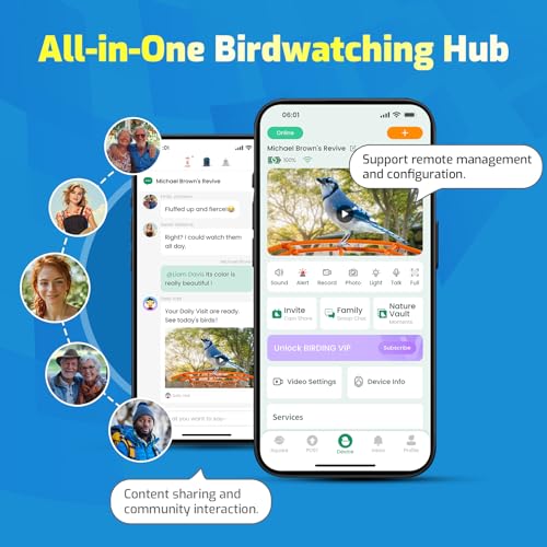 Bird Feeder with Camera, Smart Bird House with Cam for Outside, 2K HD Auto Record Video, AI Identification & Instant Alerts, Solar Powered, Bird Watching Gifts for Family and Birdlovers | 2K HD Auto Record Video, AI Identification & Instant Alerts, Solar