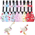 8 Pcs Chicken Diapers Bird Diaper Reusable Duck Diapers Waterproof and Adjustable Chicken Accessories Poultry(M) - size: M