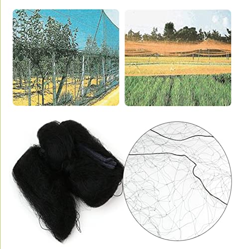 Bird-Preventing Net, 10×3m Black Anti Bird Mist Netting, Mesh Prevent Huting Catching Fruit Crop Garden, Will Not Hurt Birds, Keep Birds from Fruits or Crops