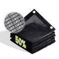 50% Patio Shade Cloth 10×16 FT with Grommets, Outdoor Sun Shade Fabric UV Protection for Backyards, Chicken Coop, Greenhouse, Carport, Garden, Black - size: 50%-1 0 × 1 6 FT