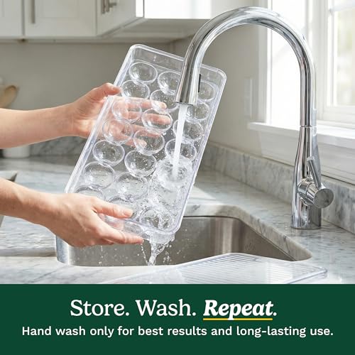 Best Brands Cuisinart Egg Holder for Fridge, Holds 21 Eggs, Stackable | Clear BPA-free plastic with fitted lid, fits standard refrigerator shelves, replaces flimsy cartons, hand wash only - color: 21 Eggs