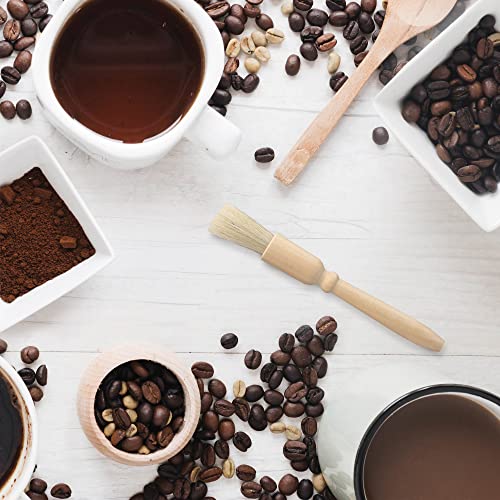 Fino Coffee Grinder Cleaner and Pastry Brush, Natural Wood Handle with Boar Bristles - style: Cleaner Brush