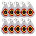 10 Pack Scare Eye Deterrent, Predator Eye for Birds | Hanging Devices to Keep Birds Away from Barns, Gardens, Windows, Warehouses - size: 10 Pack