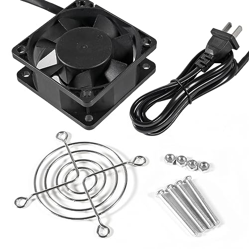 UMLIFE 2PACK 6025 Fan EC Brushless Cooling Fan AC 110V 115V 120V 220V 240V Axial Fan Ball Bearing 60mm x 25mm - color: 60x25mm
