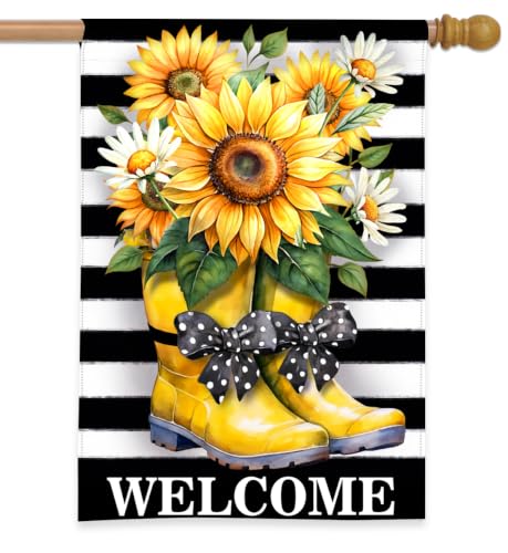 Briarwood Lane April Showers House Flag - color: April Showers