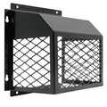Universal Dryer Exhaust Guard Vent Cover Outside | 7"x7"x5" Heavy Duty Ventilation Bird Cage to Prevents Birds & Rodents from Entering Exhaust for 3" to 4" Bathroom Exhaust Fan - color: Black