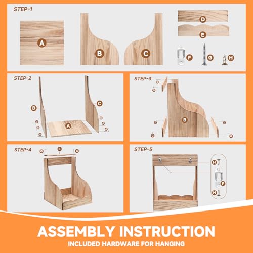 2 Pack Wooden Chicken Nesting Box for Laying Eggs, Hen Nesting Box Wall Mount for Chicken Coop, Versatile Use for Hens, Ducks, Chickens
