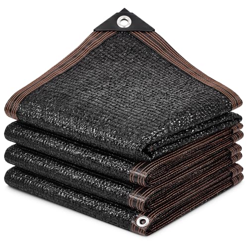 VitalCozy 90% Chicken Coop Shade Cloth, 14.5 x 6.6 ft Breathable Sunproof Chicken Coop Cover with Ball Bungees, Not Waterproof Summer Shade Mesh Net for Poultry, Plants, Greenhouse - color: 90% Shade, size: 11.4"L x 8.7"W x 4.1"H
