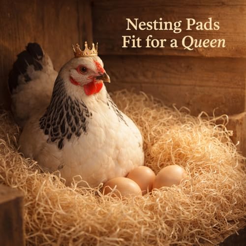 Excelsior Nest Box Pads for Hens - 13inch x 13inch (20 Pack)