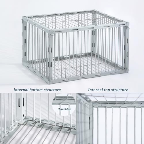 Pigeon Trap with Escape-Proof Design,Birds Trap with One-Way Entry,Chicken and Bird Traps Cage for Pigeon,Portable & Easy Assembly,Unharmful Made of High-Strength Iron with Anti-Rust Paint - size: 17.2"L x 13.2"W x 10.2"H