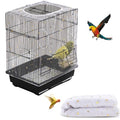 Bird Cage Seed Catcher, Seed Catcher Guard Net Cover, Parrot Nylon Mesh Net Cover, Universal Soft Airy Cage Net Stretchy Skirt for Round Square Cages (Star-White, 15.7" x87") - color: Star-white, size: 15.7" x87"