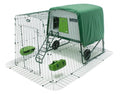 Omlet Extreme Temperature Blanket for Eglu Cube Chicken Coop | Easy to Fit, Bungees Included | Keep Your Chickens Warm and Protected from the Worst that the Weather Can Throw at Them | Green