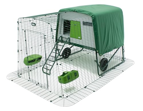 Omlet Extreme Temperature Blanket for Eglu Cube Chicken Coop | Easy to Fit, Bungees Included | Keep Your Chickens Warm and Protected from the Worst that the Weather Can Throw at Them | Green