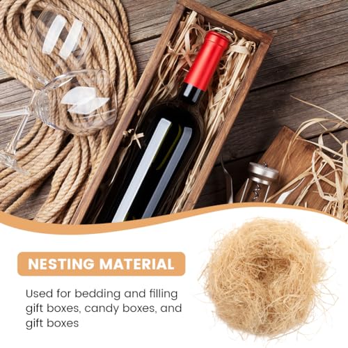 30g Raffia Grass Nesting Material, Lightweight Multipurpose Filling for Chicken Nests, Gift Boxes, Pet Bedding(as Shown)