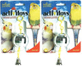 JW Pet Company Activitoy Disco Ball Small Bird Toy, Colors Vary (Pack of 2) - size: One Size (Pack of 2)