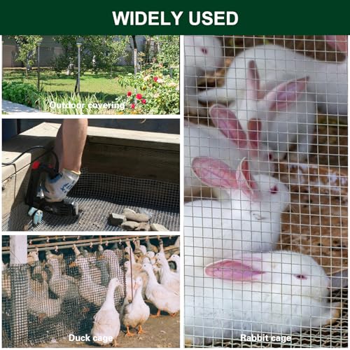 1/8 Inch Hardware Cloth 12'' x 20' 27 Gauge Hot Dip Galvanized Welded Wire Mesh for Chicken House/Coop Fencing, Animal Cage Netting, Bee Swarm Protection Netting and Poultry Enclosures - size: 12in x 20ft