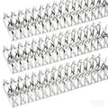 10 Pack Stainless Steel Squirrel Spikes for Bird Feeder, 10 FT Squirrel Spikes for Bird Feeder Pole, Keep Squirrels, Raccoon Away, for Wall Fence Garden Roof Yard, Easy to Install - size: 10FT