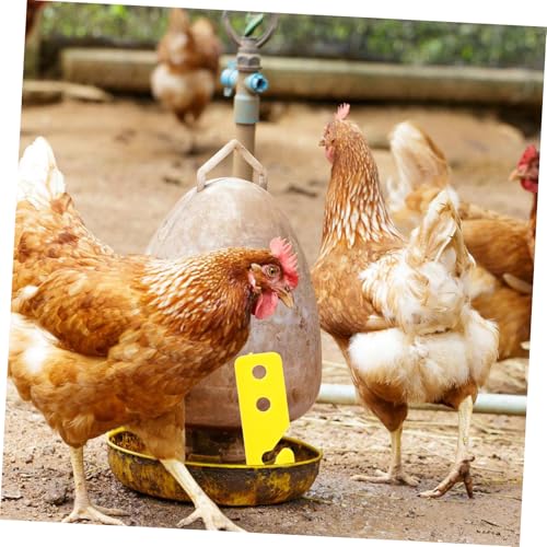 BESTonZON 50pcs Poultry Automatic Water Feeder Height Adjustment Clips DIY Chicken Watering System Parts for Chickens Ducks and Geese Easy Installation and Versatile Use