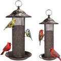 Nyjer/Thistle Seeds Wild Bird Feeder 2 Pack,All-Metal Material | Easy to Clean, Squirrel-Proof,Save Bird Seed,Easy-Refill Top, Rust Resistant, Long Lasting,360 Degree Perch - size: 2Pack