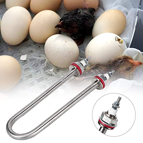 Incubator Humidification Tube, 200W Professional U-Shape Poultry Breeding Incubator Heating Tube Incubator Heating Humidification Tube Replacement for Incubator