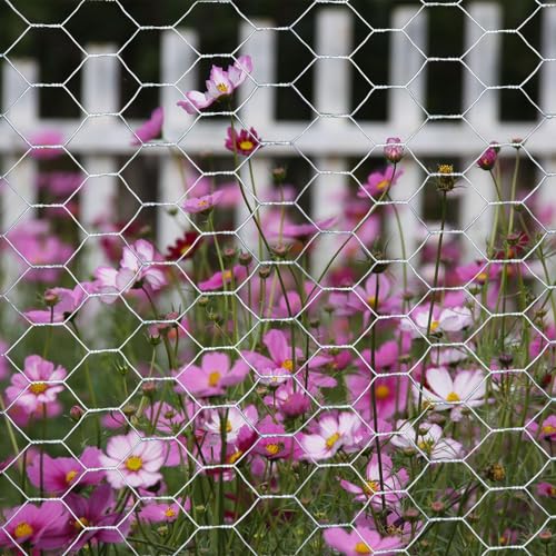 20GA Galvanized 24in x 25ft x 1in Mesh Chicken Wire Hexagonal Poultry Netting - size: 24"x25'