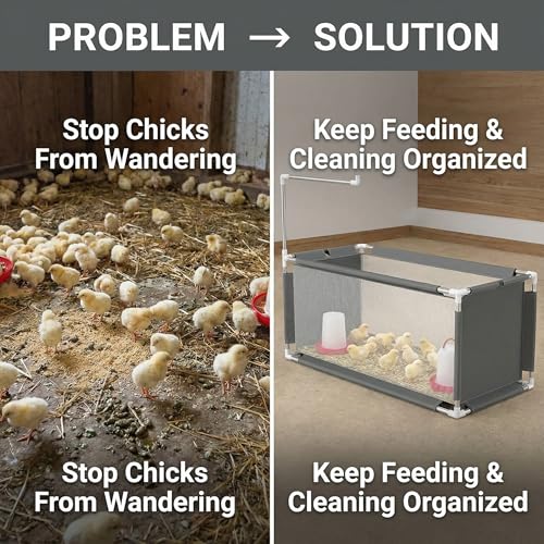 Chicken Brooder Box 10.6 cu ft (47.2" x 19.7" x 19.7") – Stainless Steel Frame & Waterproof Oxford Fabric, Portable Indoor Brooder for Up to 15 Baby Chicks, Ducklings, Quail, Easy Assembly - color: Grey2