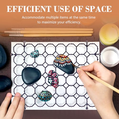 12 Pack Art Drying Rack, Paint Drying Rack | for Classroom, DIY Crafts Projects, Rock Painting and Egg Decoration