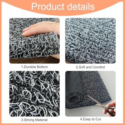 Nesting Pads for Chicken Coop, Washable Plastic Nesting Box Liners, Reusable Box Pads, Coop Accessories for Chicken Hen Box Laying Eggs, Gray,12 x 12 inch (3 Pack) - color: 3 Pack