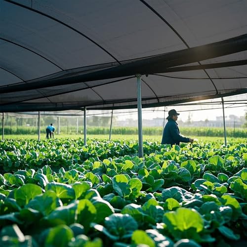 winemana Black Shade Cloth 40%, 6.6x20 FT Mesh Tarp - Garden Shade for Greenhouse, Patio, Vegetables, Plants Cover and Chicken Coops, Sun Shade Net for Outdoor Protection with Reinforced Grommets - size: 40%-6.6 FT x 20 FT