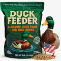 Duck Feeder Floating Duck Food Pellets for Ponds & Parks | Safe Feed for Ducks, Geese & Swans | Floats for Hours | with Niacin | Ditch the Bread, Feed the Revolution (5 lb)
