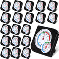 Tellegloww 20 Pcs Indoor Thermometer and Humidity Gauge Indoor Mini Thermometer Hygrometer Temperature Humidity Meter Temperature and Monitor with Pointers for Home, Kitchen, Planting Room