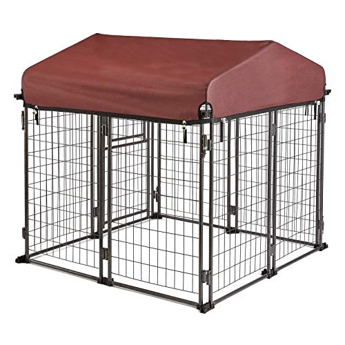 TWO by TWO Haven Expandable Kennel, Black, Medium