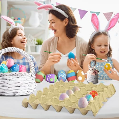 18 Flats 30-Cell Egg Crate, Holds 30 Eggs, Sturdy and Stackable, Perfect Egg Crates for Fresh Eggs, Chicken Farm - size: 18 Pack Light gray