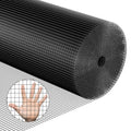 Welded Wire Fencing 48 Inch x 50 Foot, 1/2 Inch x 1/2 Inch 19GA Black PVC Wire Fence,Vinyl Coating Metal Wire Mesh for Yard Vegetable Protection Goat & Poultry Netting - color: Black, size: 48'' x 50'-1/2inch-19 Gauge