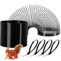 Foneso 2.3in Squirrel Proof Spring Device 2 Pack, Metal Squirrel Baffle Barrier Spring Guard, Hanging Coil Garden Accessories for Outdoor Bird Feeder Poles - size: 2.3in