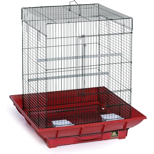 HomeStock Mountain Majesty Clean Life Bird Cage with Spacious Interior, Durable Build, Easy-to-Clean Features, and Secure Design for Birds' Comfort Green - color: Green