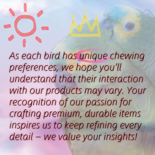 8Pcs 1.75inch Fatty Bagels Bird Toys for Parrots Durable Cardboard Bird Chew Shredding Foraging Foot for Medium and Large Parrot Amazons Mini Macaws African Greys Cockatoos Eclectus Senegal