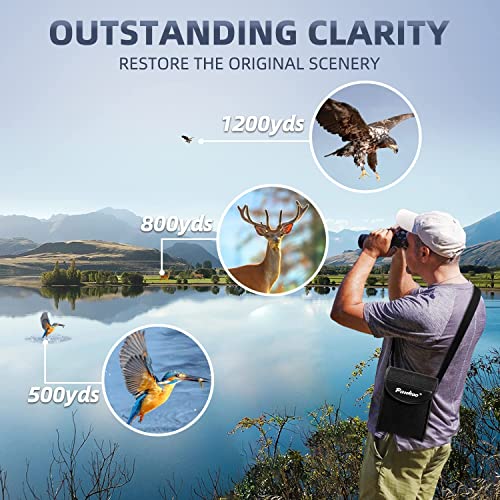 12x60 Monocular Telescope High Powered with Smartphone Adapter Tripod and Portable Bag, Larger Vision Monoculars for Adults with BAK4 Prism & FMC Lens, Suitable for Bird Watching Hiking Travel - color: Black Monocular