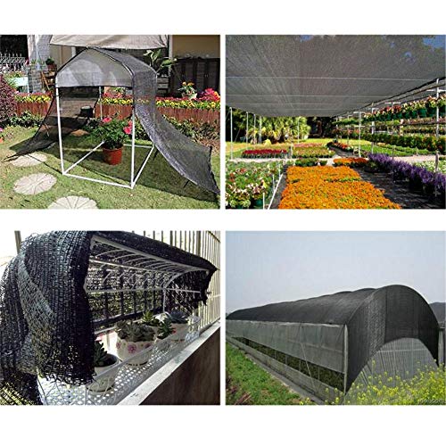 winemana 40% Black Shade Cloth, 20 x 20 FT Durable Mesh Tarp with Grommets, Resistant Garden Sun Shade Netting, Shading Antifreezing for Pergola, Greenhouse, Plants Growing, Chicken Coop - size: 40%-20 FT x 20 FT