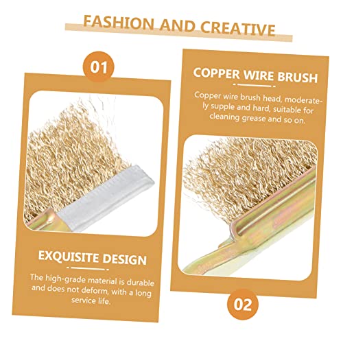 ibasenice 1set Bird Cage Cleaning Brush Handle Wire Cleaner for Maintenance for Bird Owners to and Fecal Practical Cleaning Tool - size: 22X3X2CM