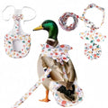 Chicken Diapers for Hens, Roosters, Diapers for Ducks with Walking Leash, Reusable Pet Duck Diapers Chick Clothes Waterproof Poultry Nappies for Geese Pet Ducks Chicken-Mushroom, S - size: S