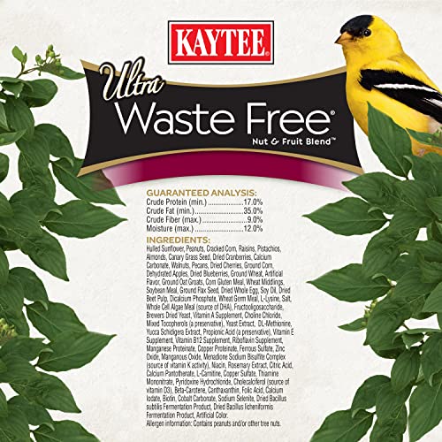Kaytee Wild Bird Food, 5.5 Pound | Waste Free | Nut and Fruit Blend | For Multiple Bird Species | Pack of 2 - size: 5.5 Pound (Pack of 2)