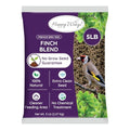 Happy Wings Finch Blend Bird Food - Mix of Sunflower Hearts/Kernels and Nyjer, 5 Pounds - No Grow Seed - For Wild Birds - size: 5 Pound (Pack of 1)