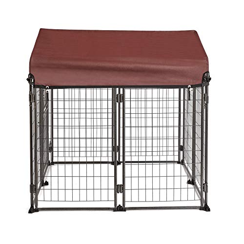 TWO by TWO Haven Expandable Kennel, Black, Medium